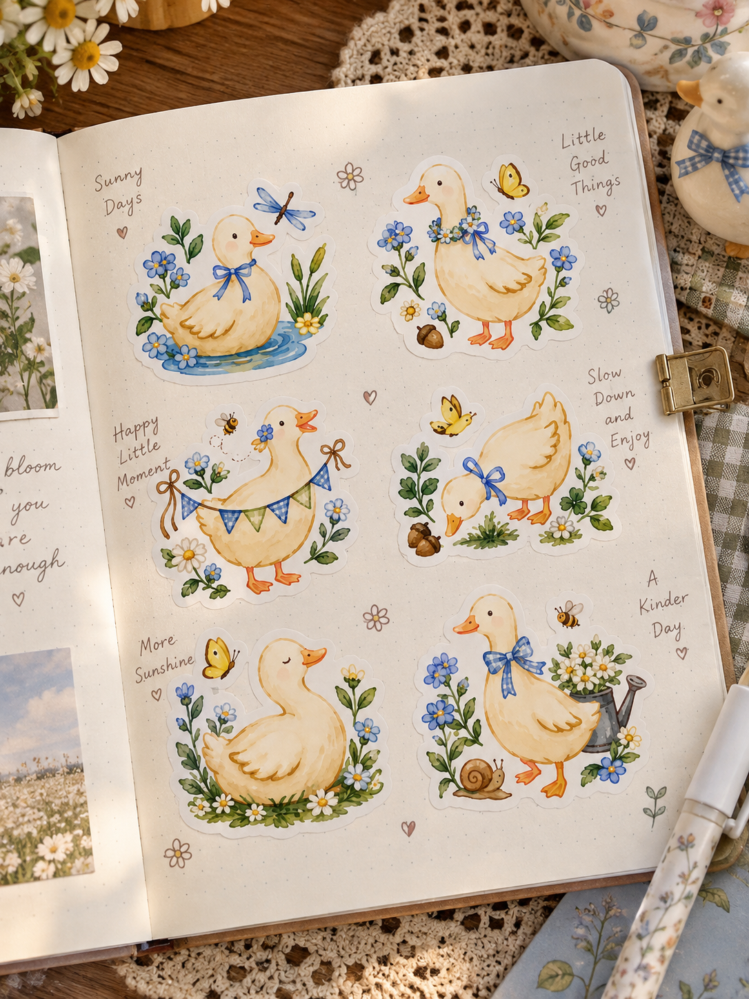 Garden Duck Stickers
