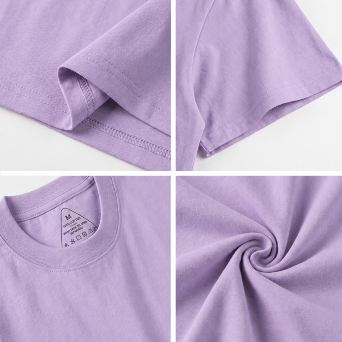 Calm Heart Sewing Room Print Crew Neck Cotton Tee