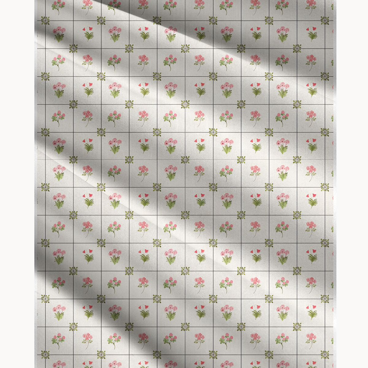 Meadow Tile Bloom Print Maxi Skirt