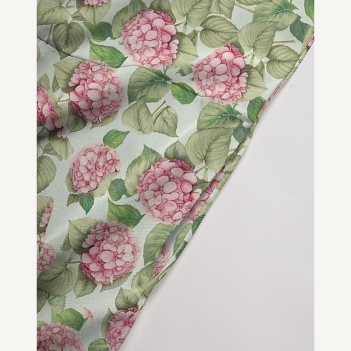 V-Neck Hydrangea Whisper Boho Jumpsuit with Pockets for Women