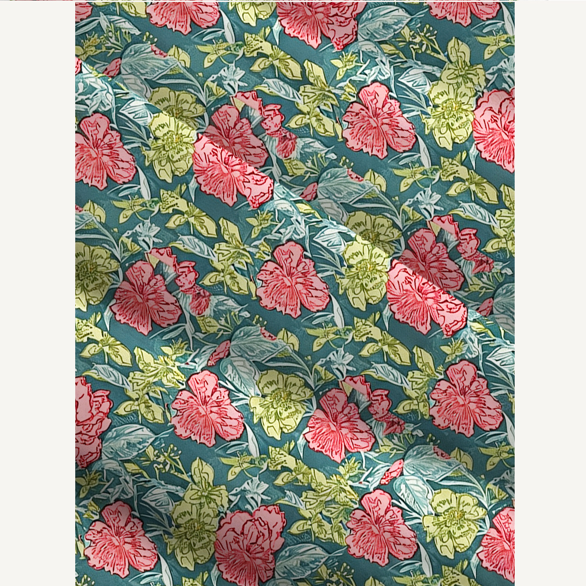 Romantic Peony Garden Print Slip Dress