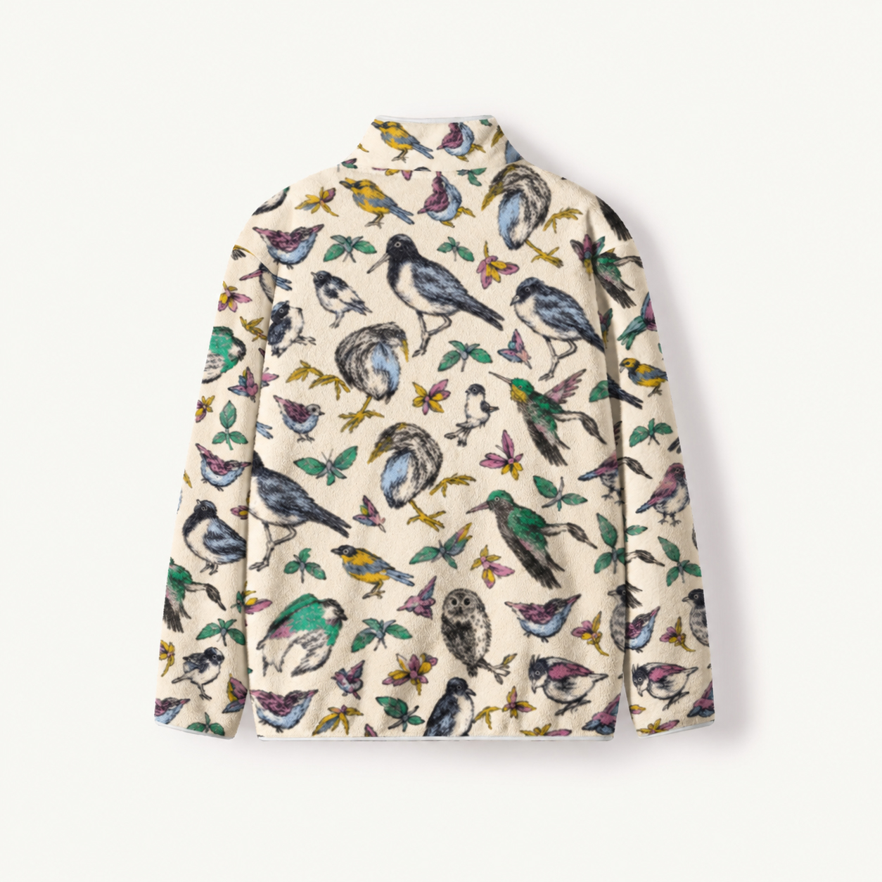 Sky Meadow Symphony Print Fleece Jacket