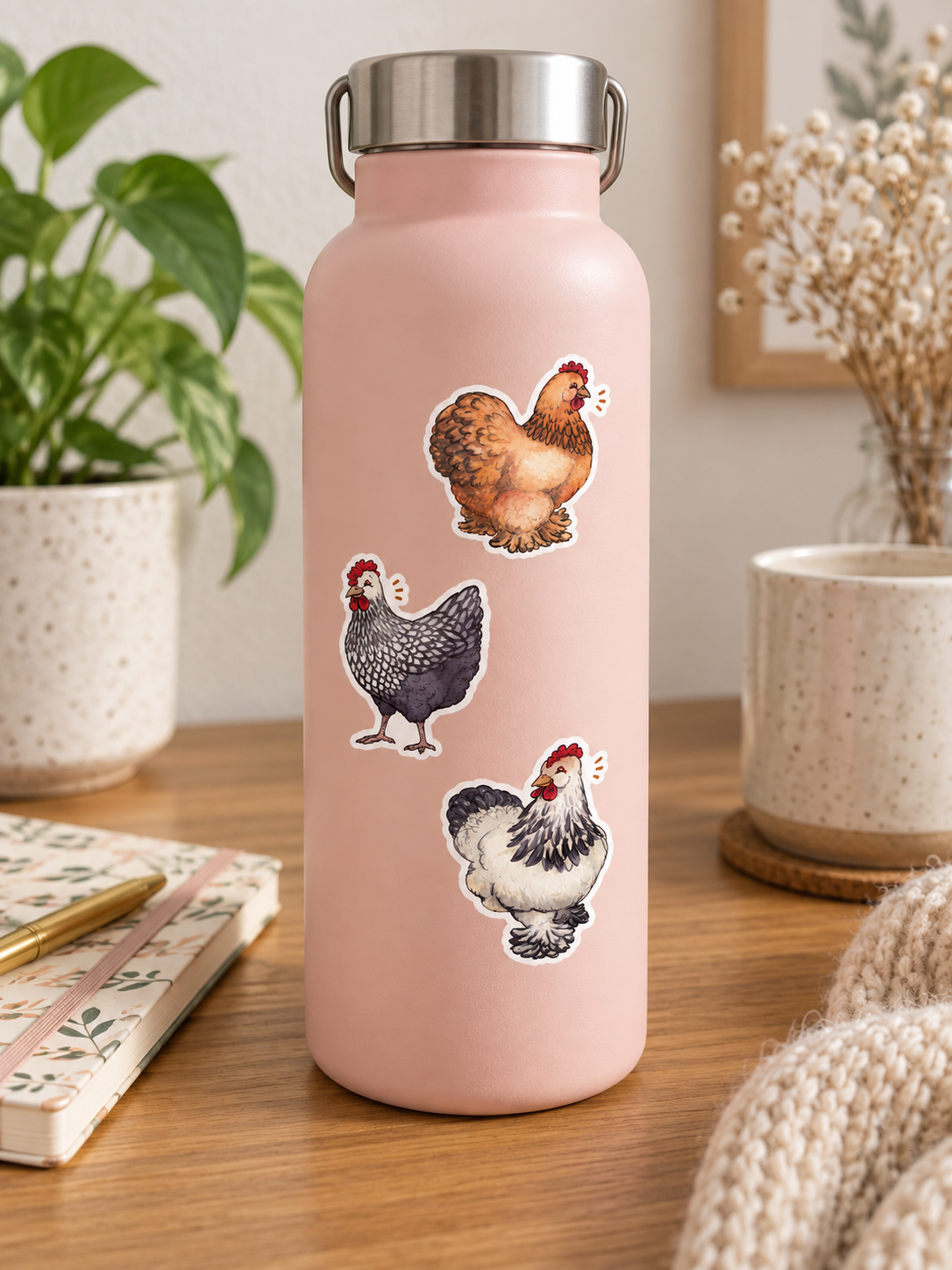 Farmhouse Hen Stickers