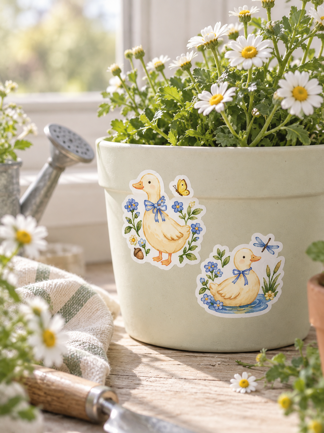 Garden Duck Stickers