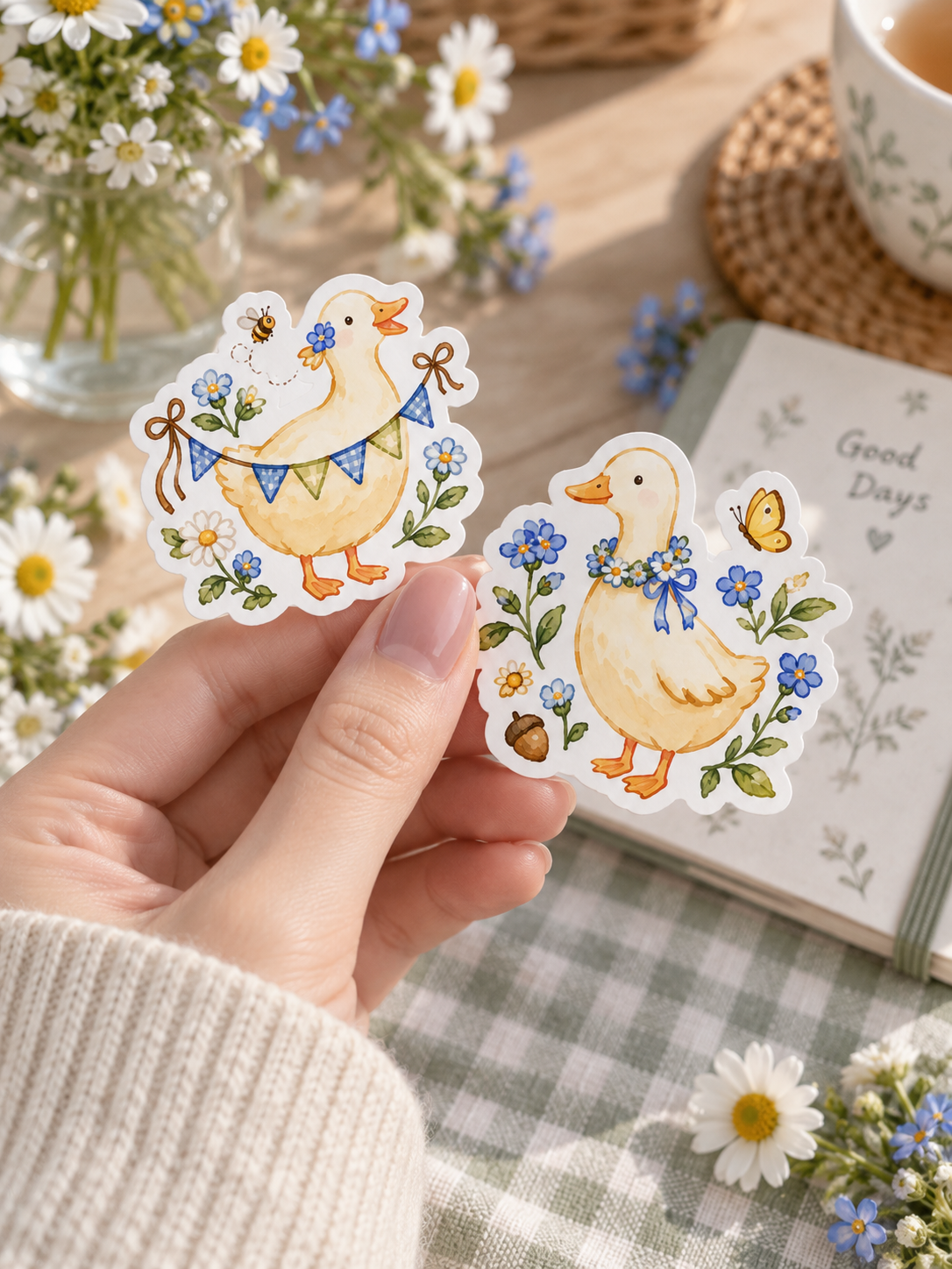 Garden Duck Stickers