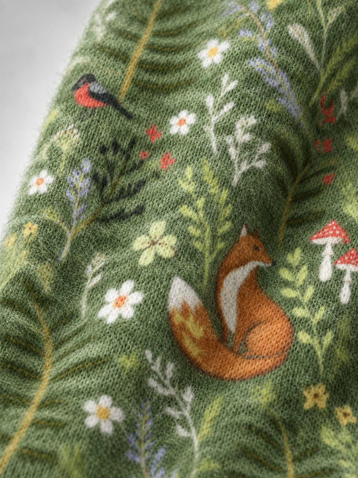 Whimsical Woodland Animal Cozy Fuzzy Beanie