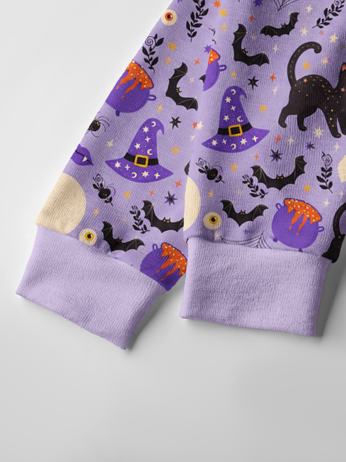 Moonlit Whiskers Print Fine‑Knit Cardigan