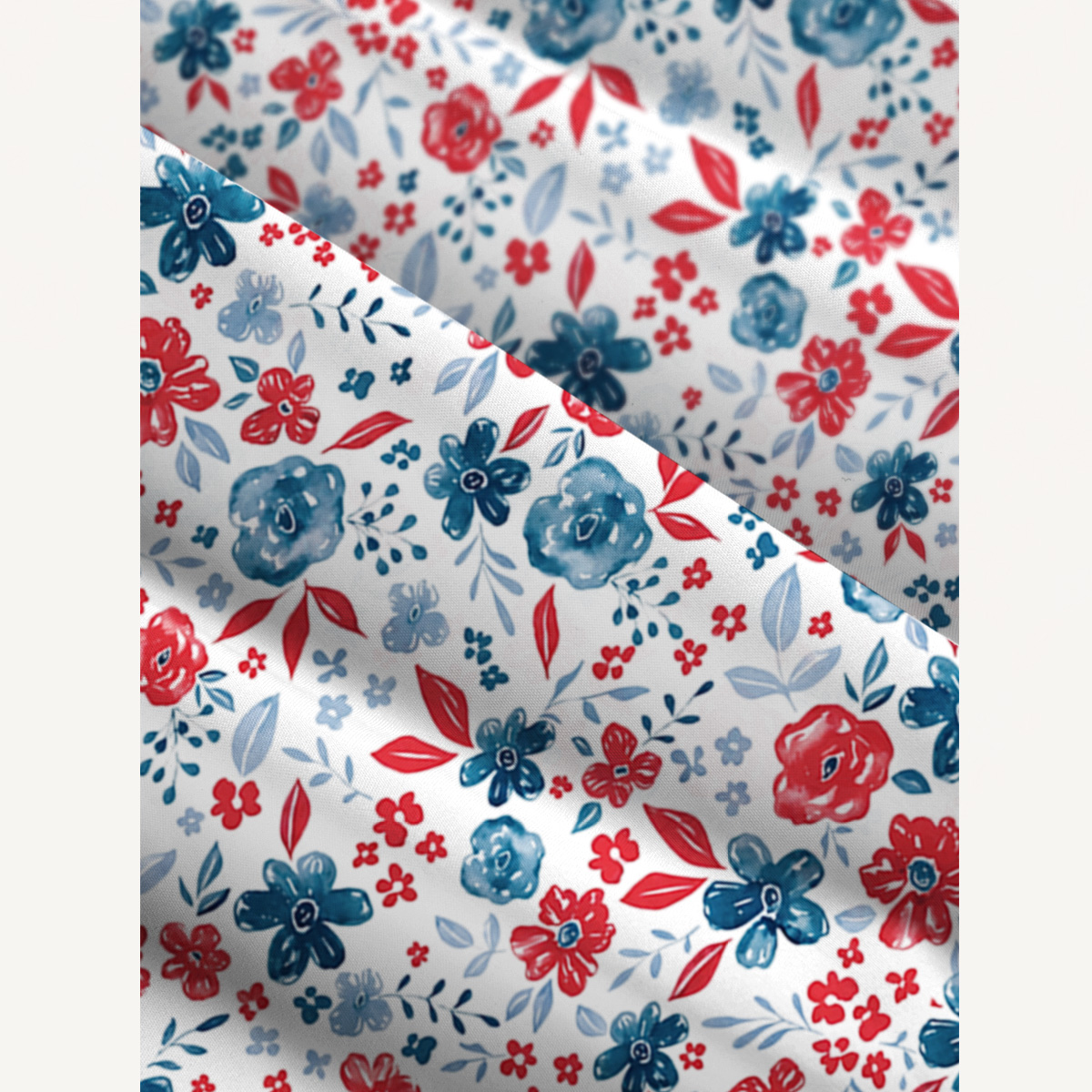 Patriotic Floral American Flag Print Quilt Wide Straps Maxi Dress With Pockets