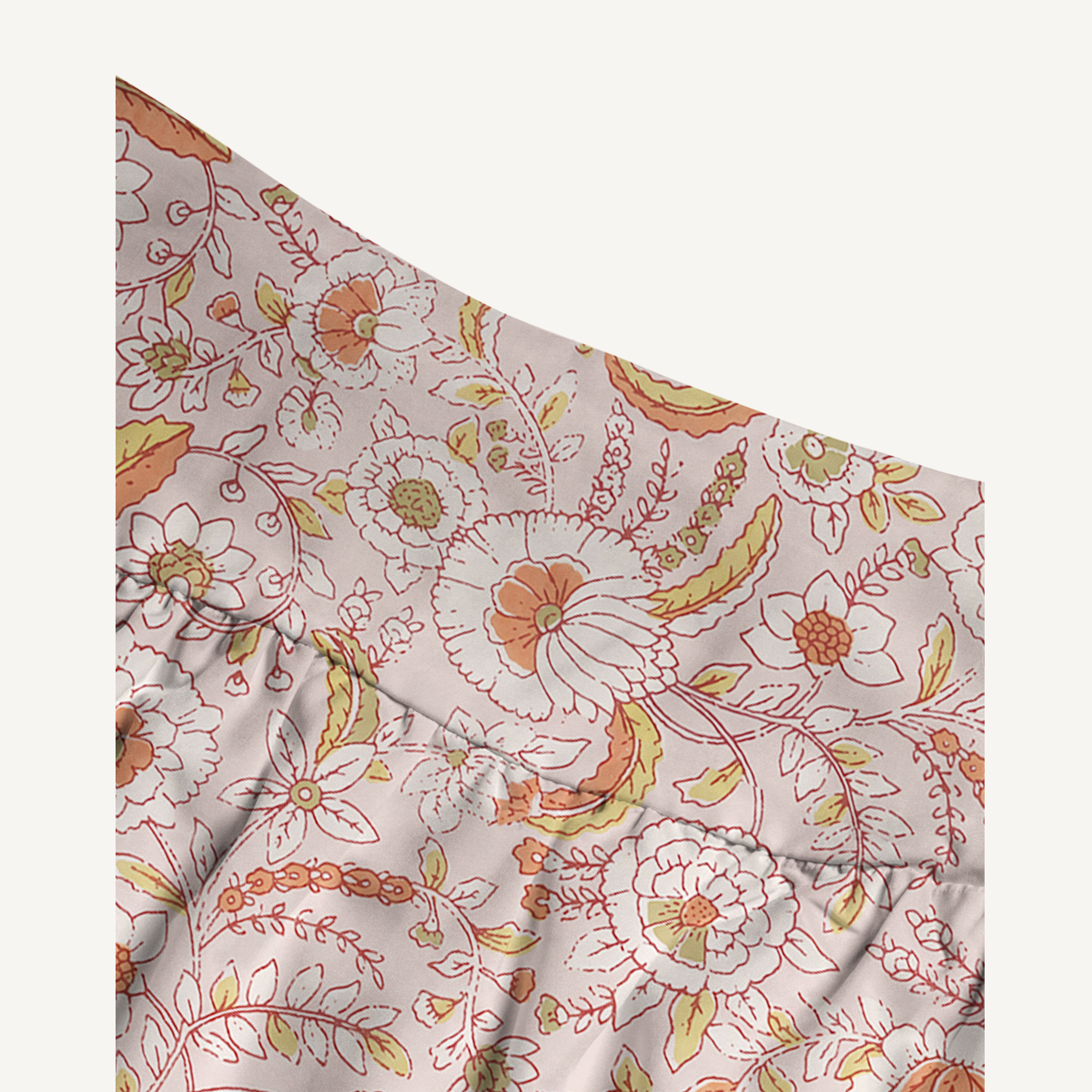 Dusty Bloom Whisper Print Maxi Skirt