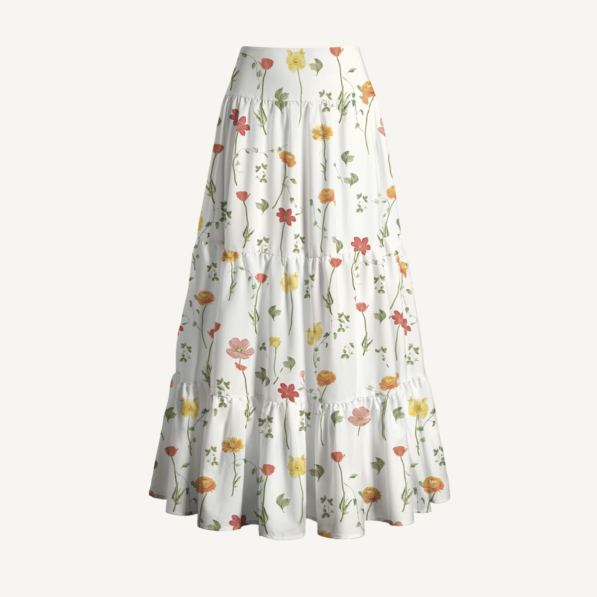Wildlight Meadow Print Maxi Skirt
