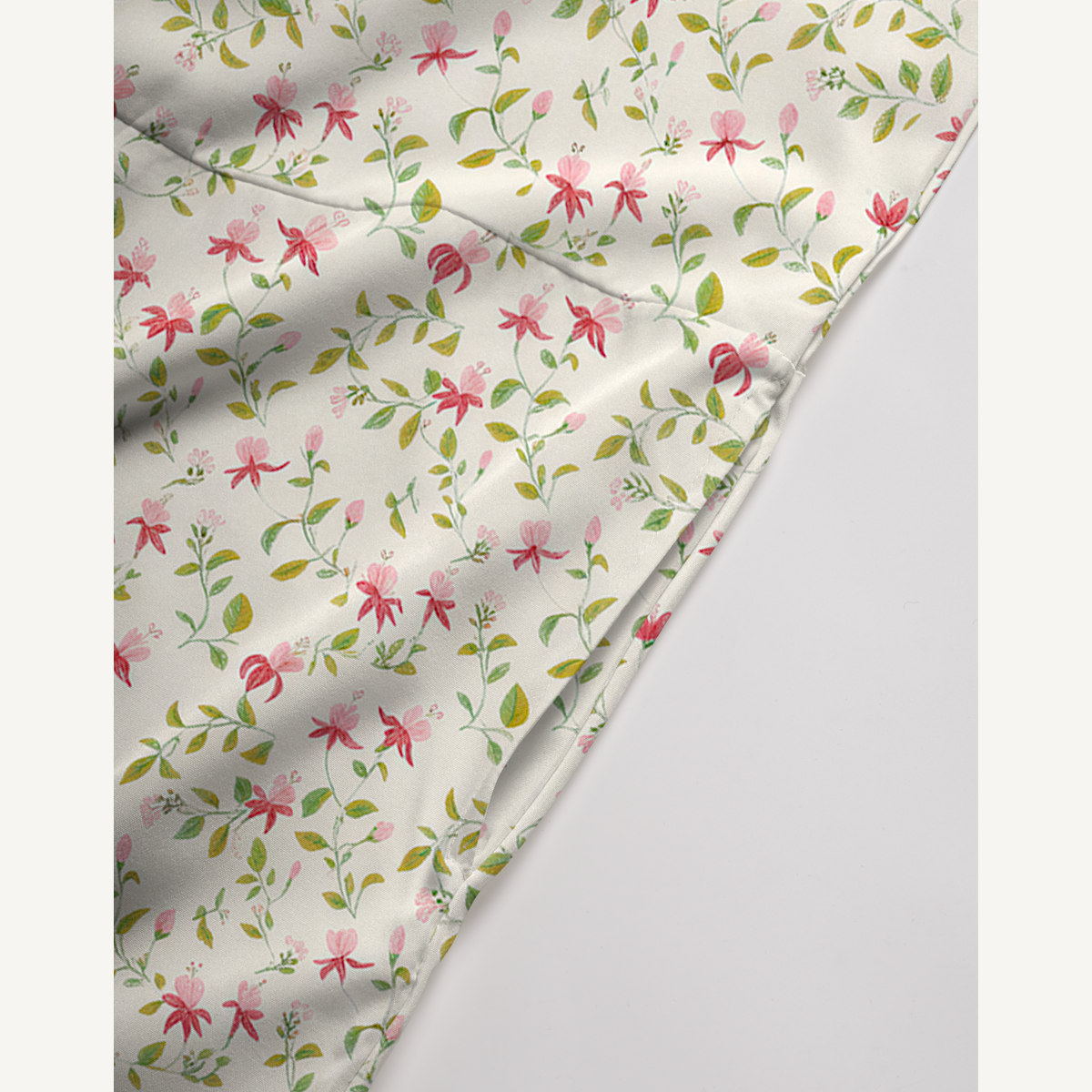 V-Neck Ruby Vine Boho Jumpsuit with Pockets for Women