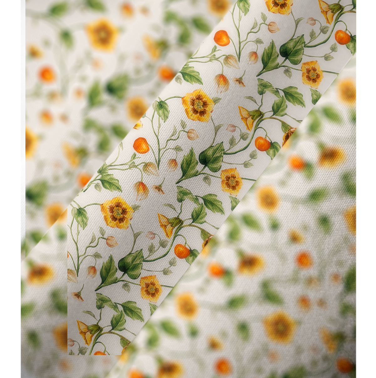  V‑Neck Golden Field Kimono Sleeve Kaftan Dress