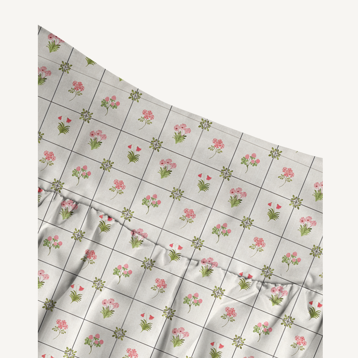 Meadow Tile Bloom Print Maxi Skirt