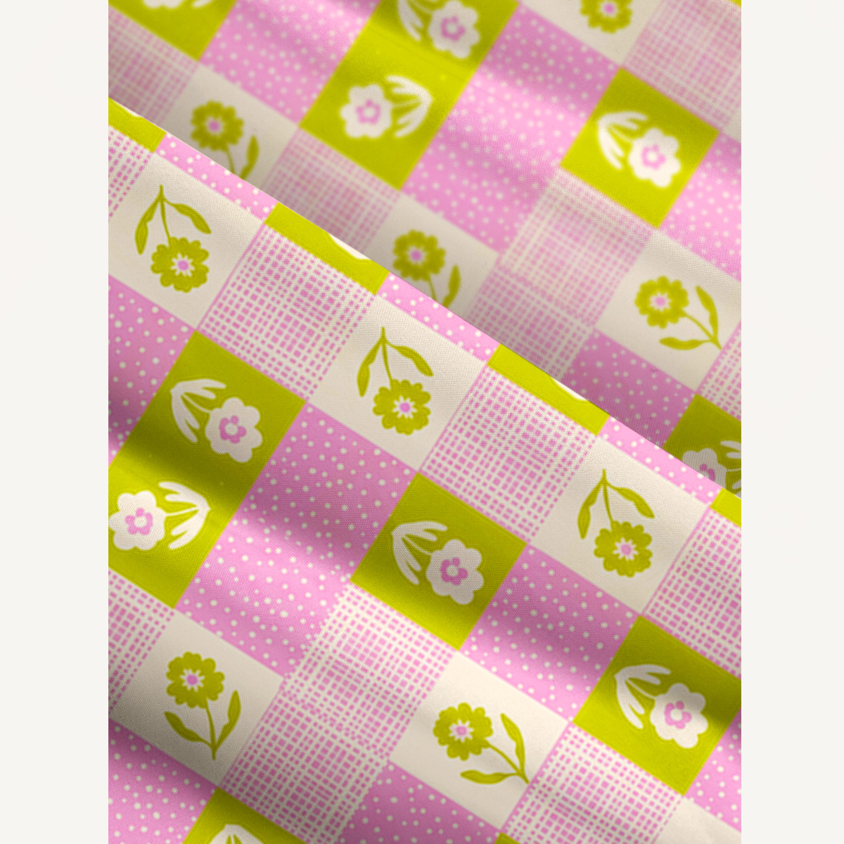 Spring Picnic Patchwor Print Wide Straps Maxi Dress With Pockets