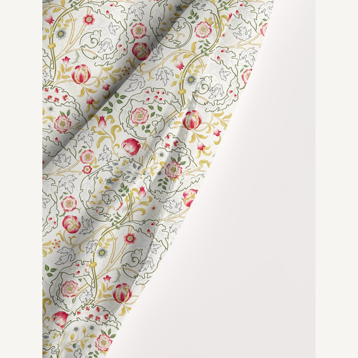 Square Neck Peony Vine Garden Print Slip Dress