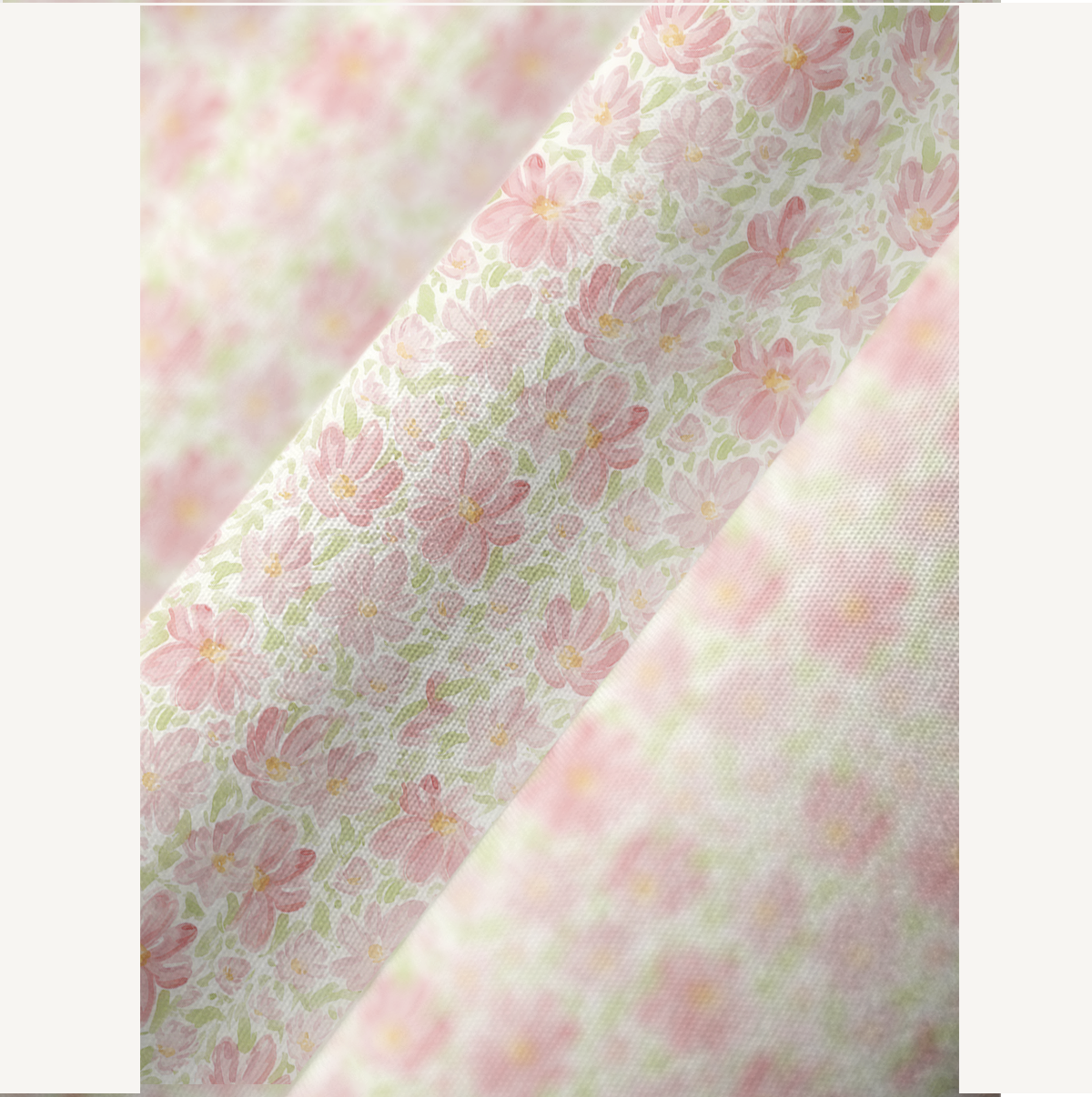  V‑Neck Cosmos Flower Kimono Sleeve Kaftan Dress