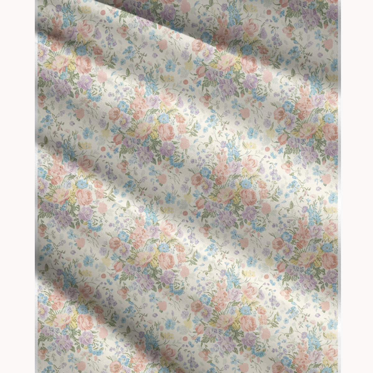 Morning Dew Bouquet Print Maxi Skirt