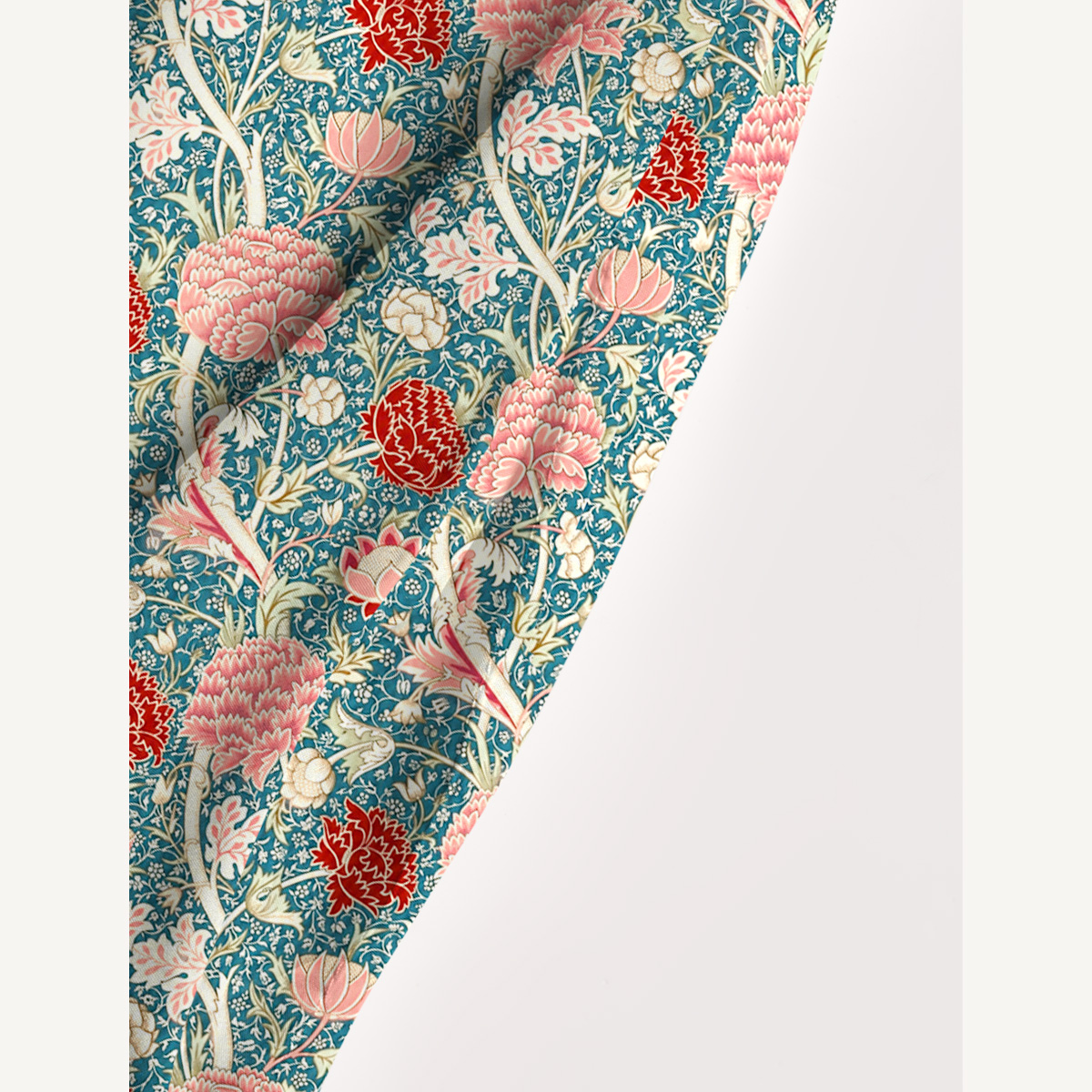 Vintage Peony Lotus Floral Print Slip Dress