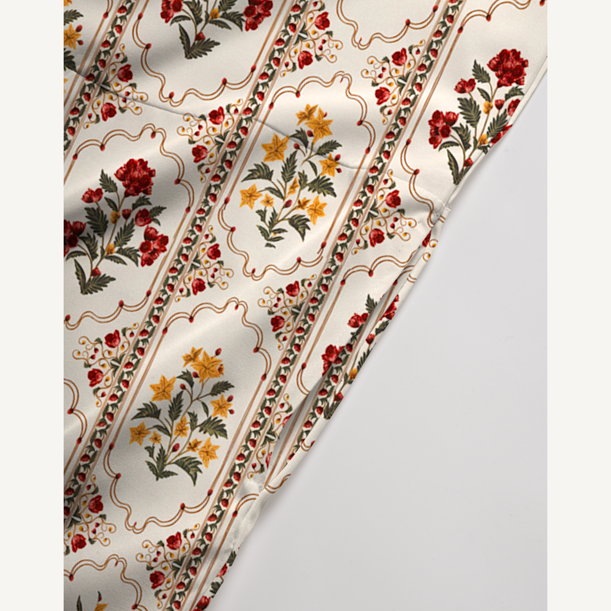 V-Neck Velvet Carnation Boho Jumpsuit with Pockets for Women