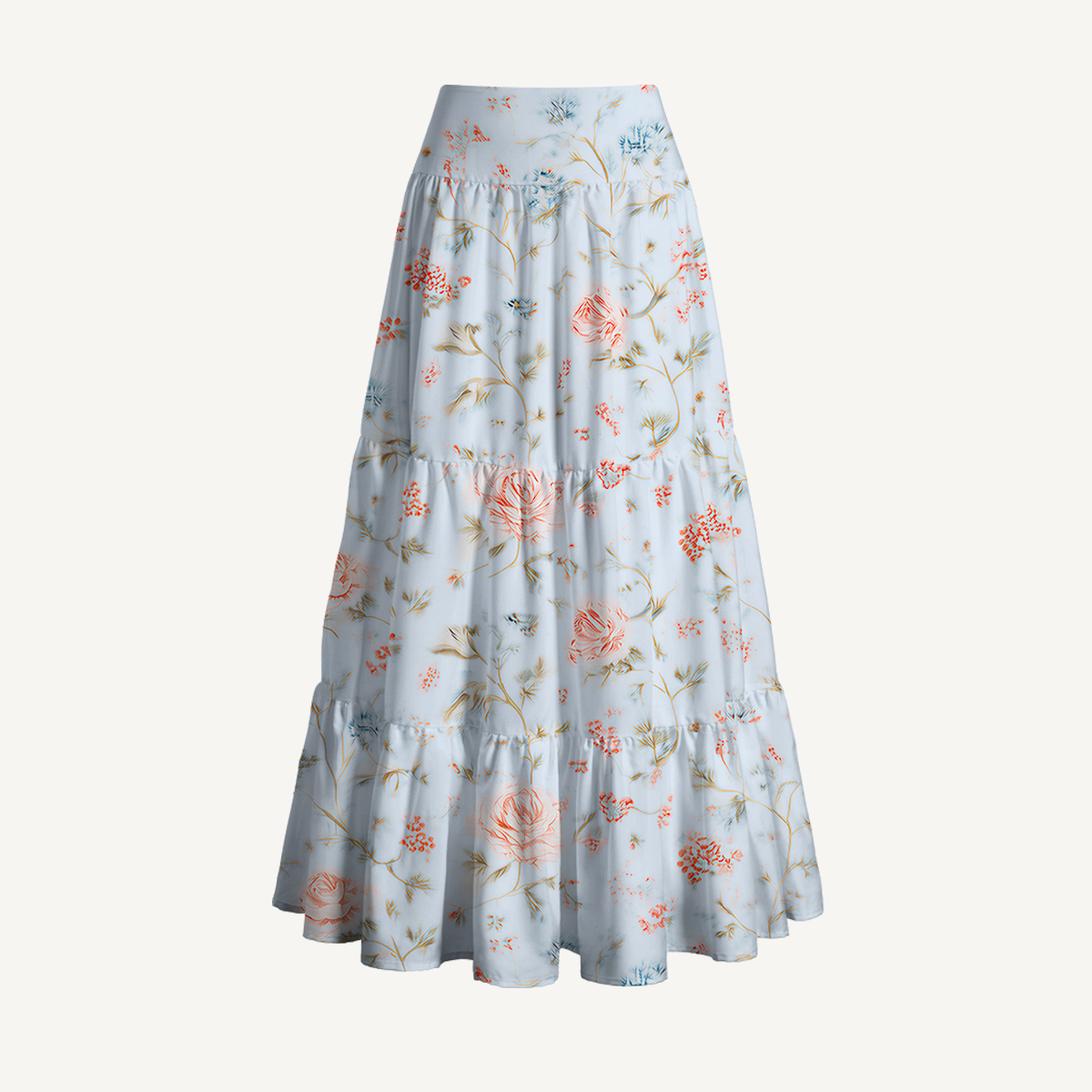 Rosabelle Bloom Print Maxi Skirt
