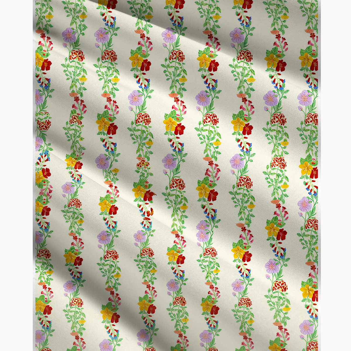 Elegant Blossom Trail Maxi Skirt