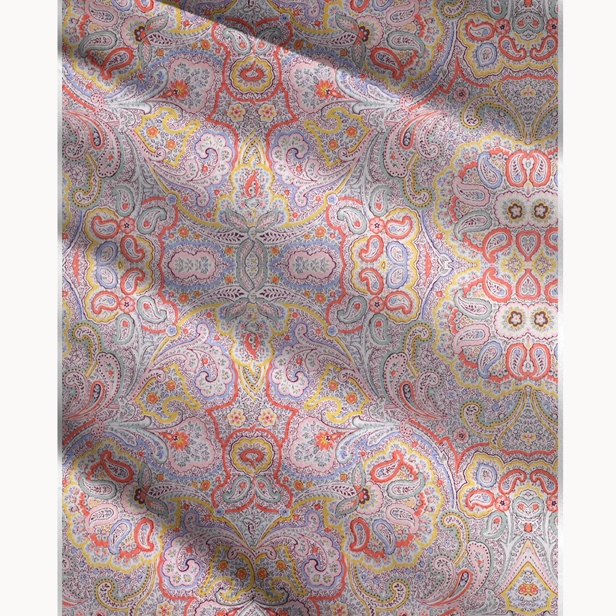 Sunrise Paisley Print Maxi Skirt