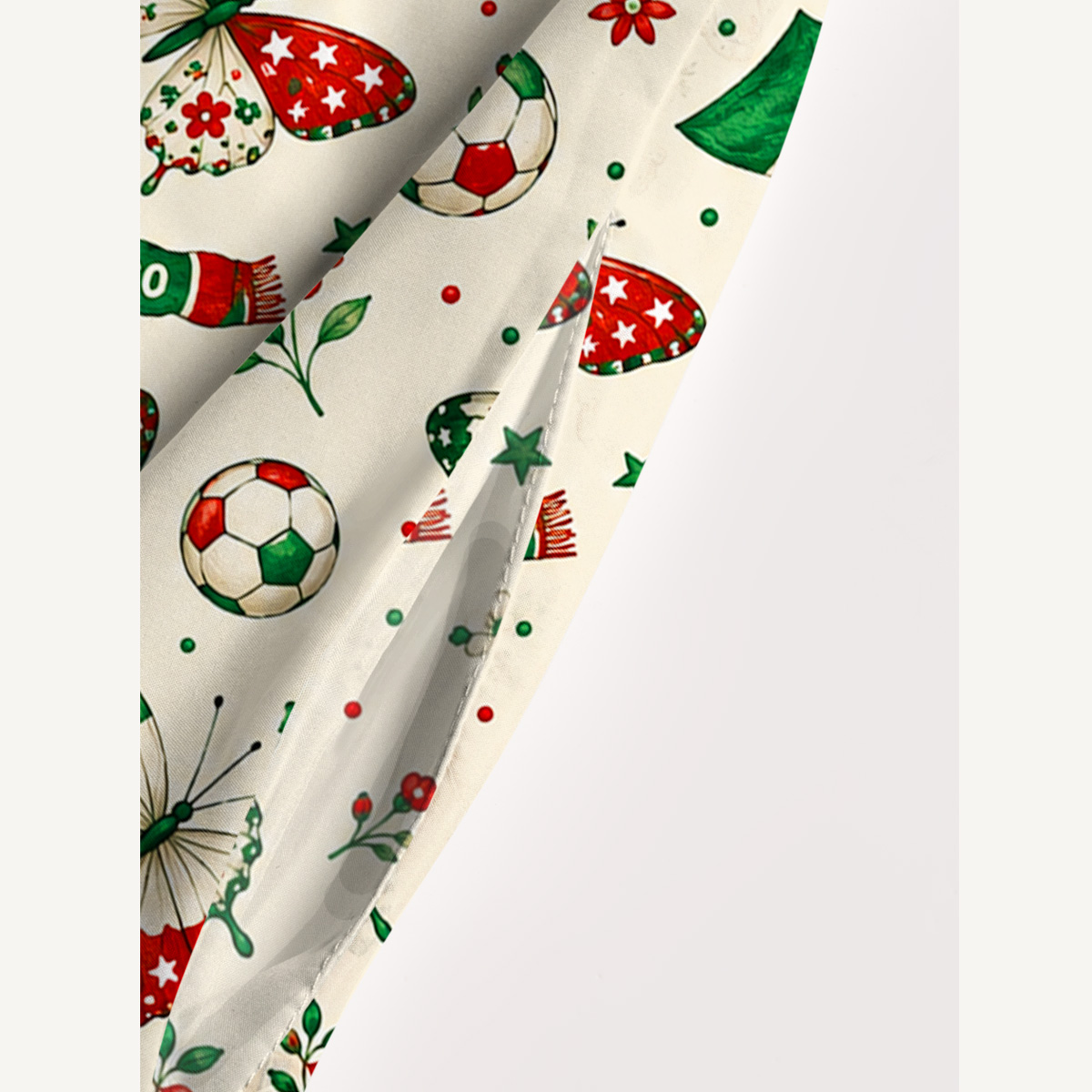 Mexico Butterfly Print Wide Straps Maxi Dress With Pockets