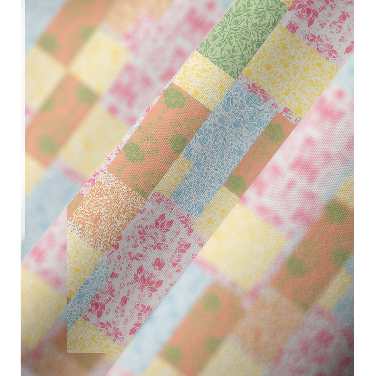  V‑Neck Morning Patch Kimono Sleeve Kaftan Dress