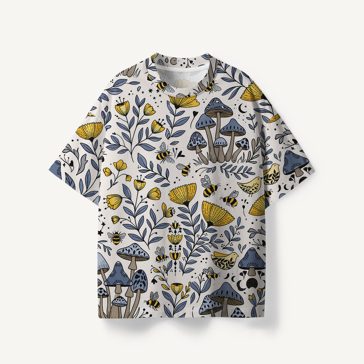Bee Whisper Forest print Premium Eco Tee