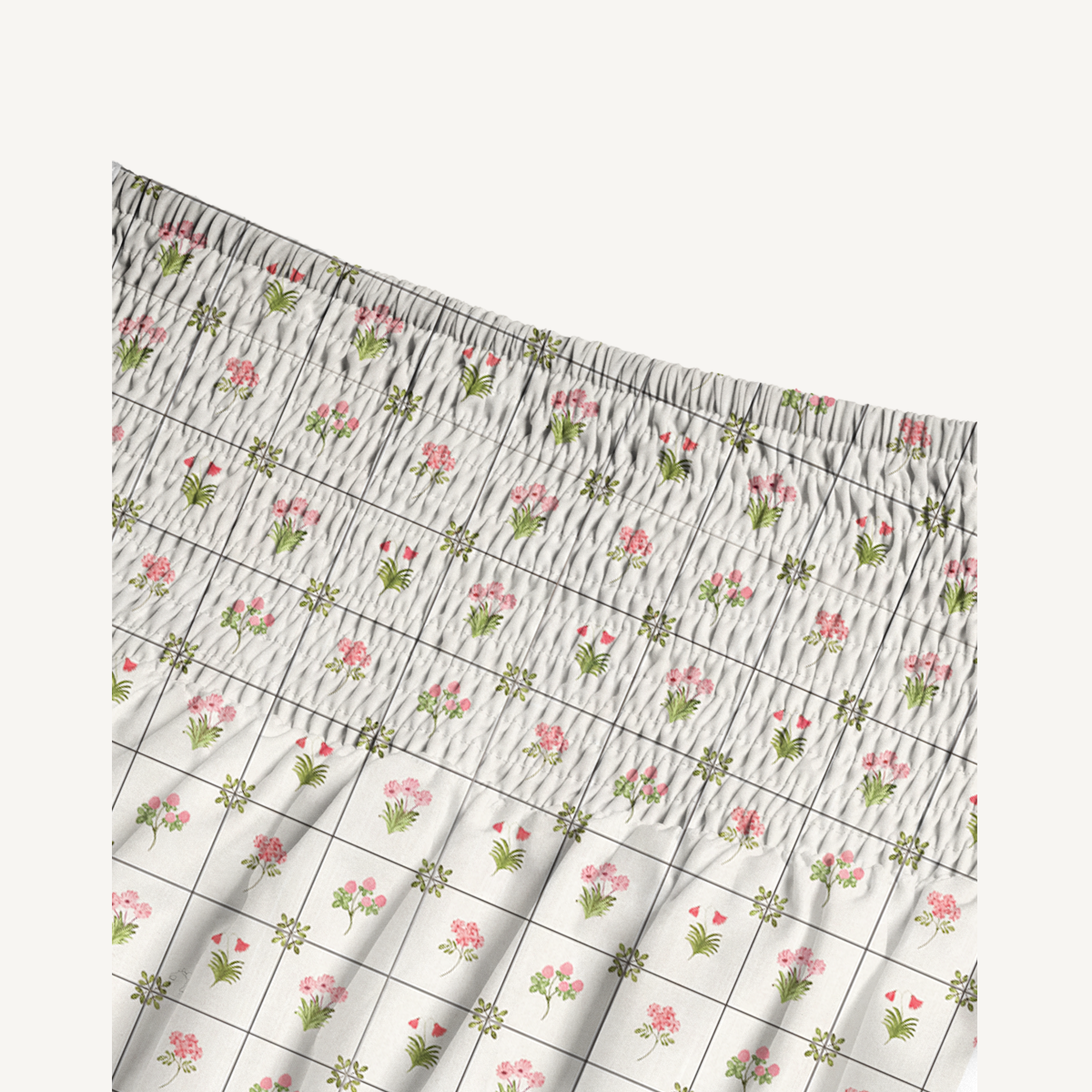 Meadow Tile Bloom Print Maxi Skirt