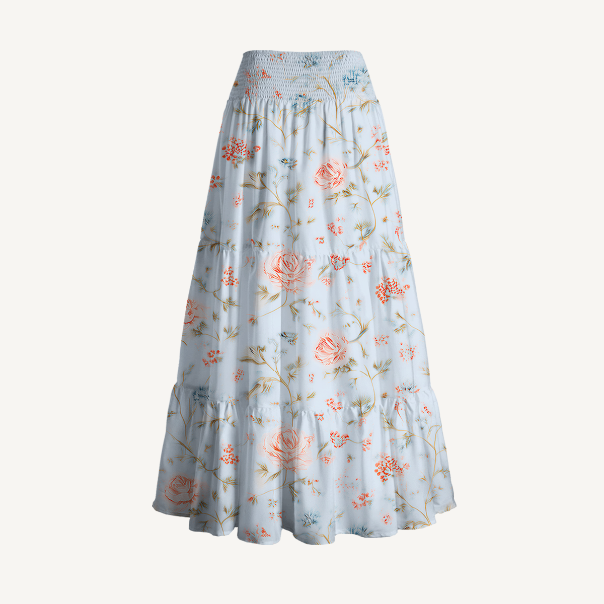 Rosabelle Bloom Print Maxi Skirt
