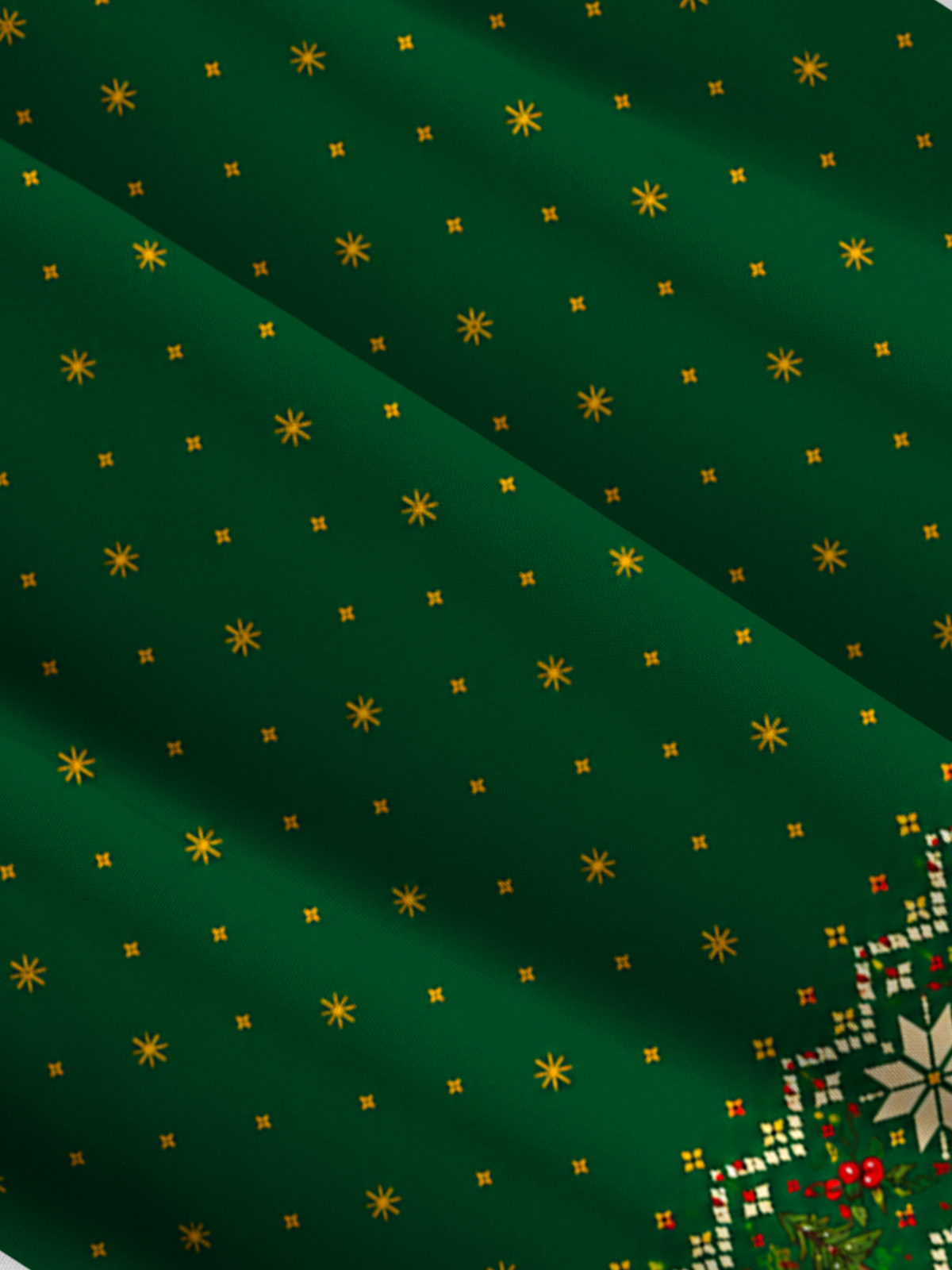 Cozy Country Christmas Ducks Print Wide Straps Maxi Dress With Pockets