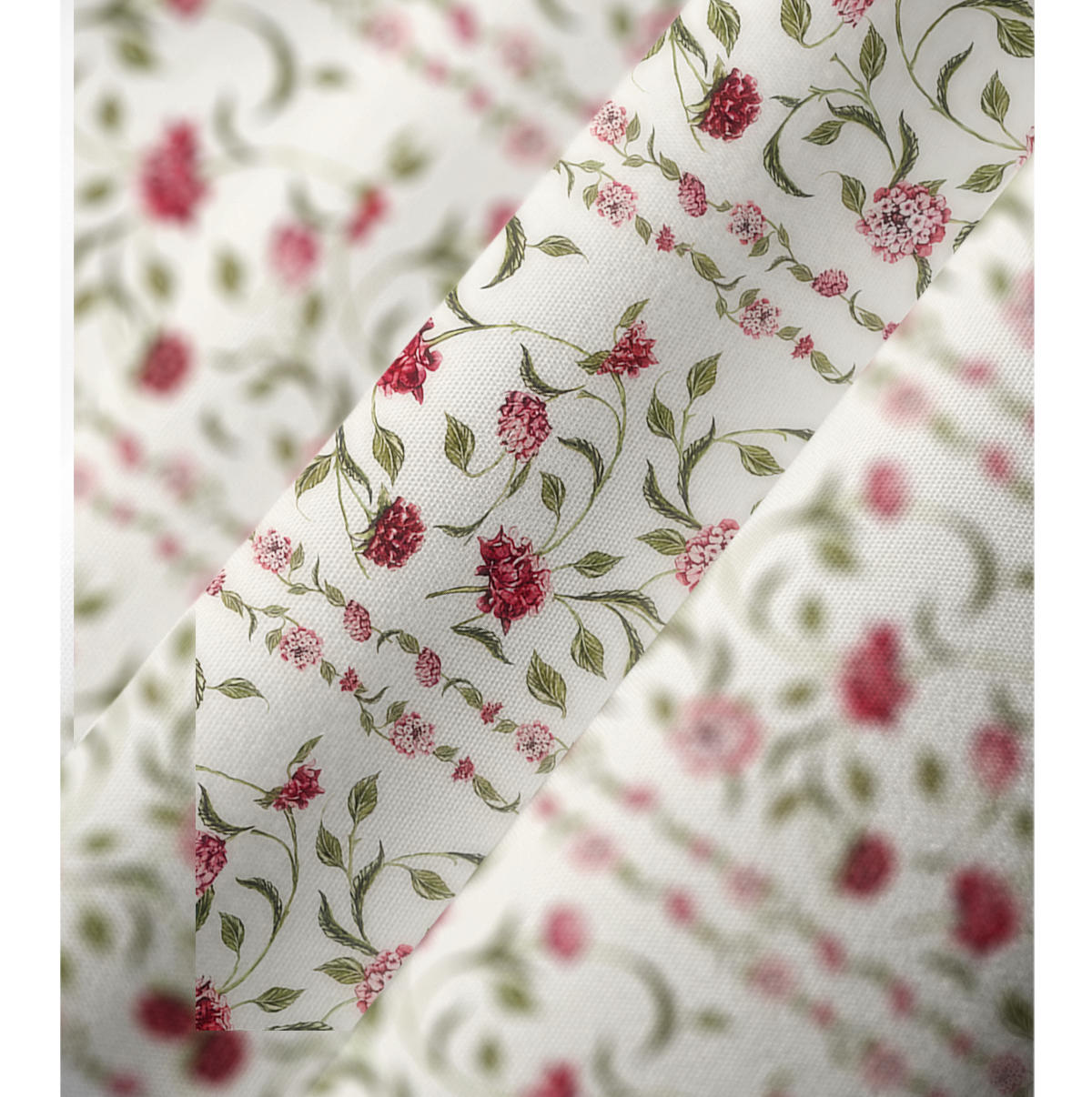  V‑Neck Red Floral Kimono Sleeve Kaftan Dress