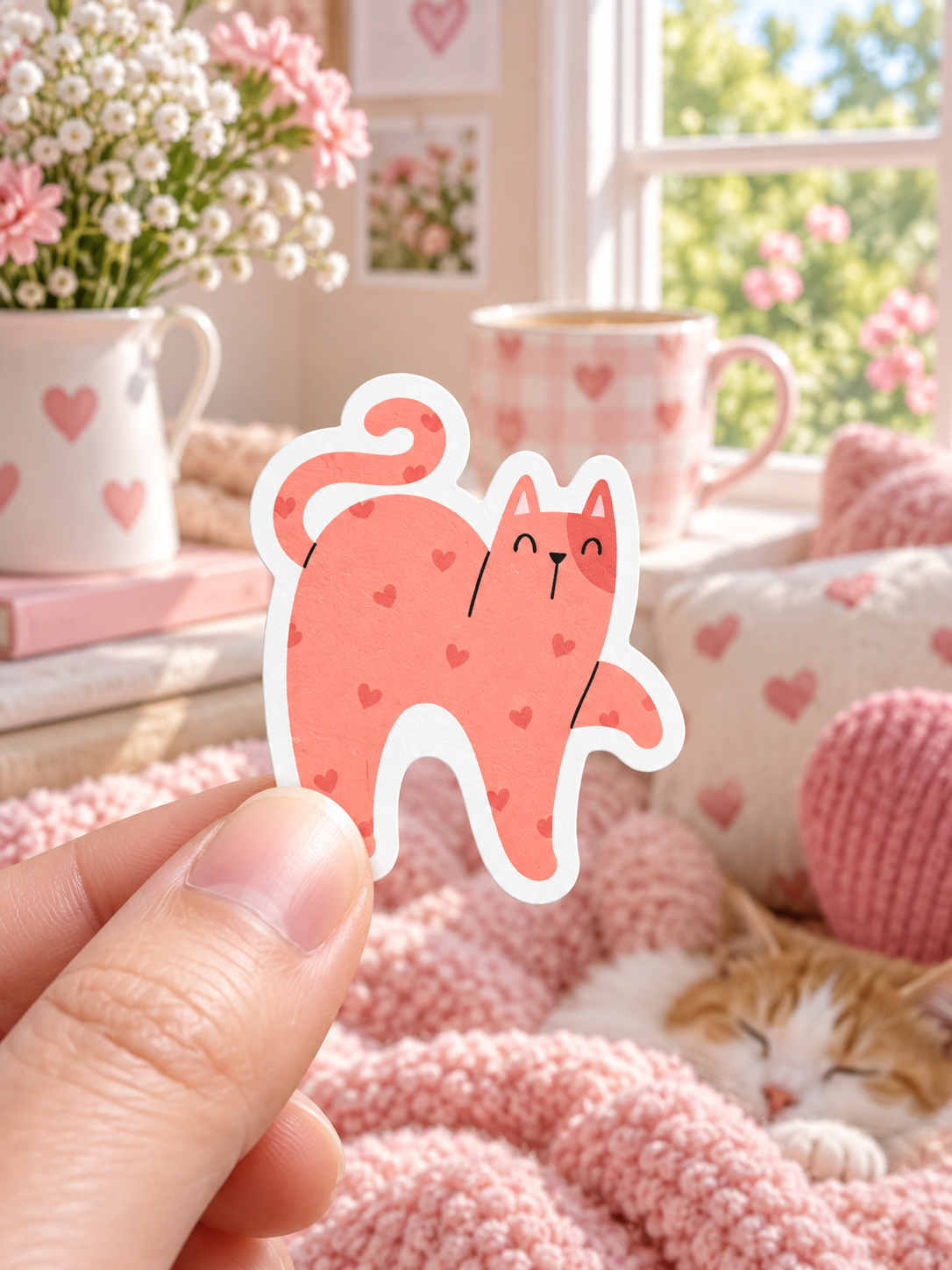 Colourful Cat Stickers