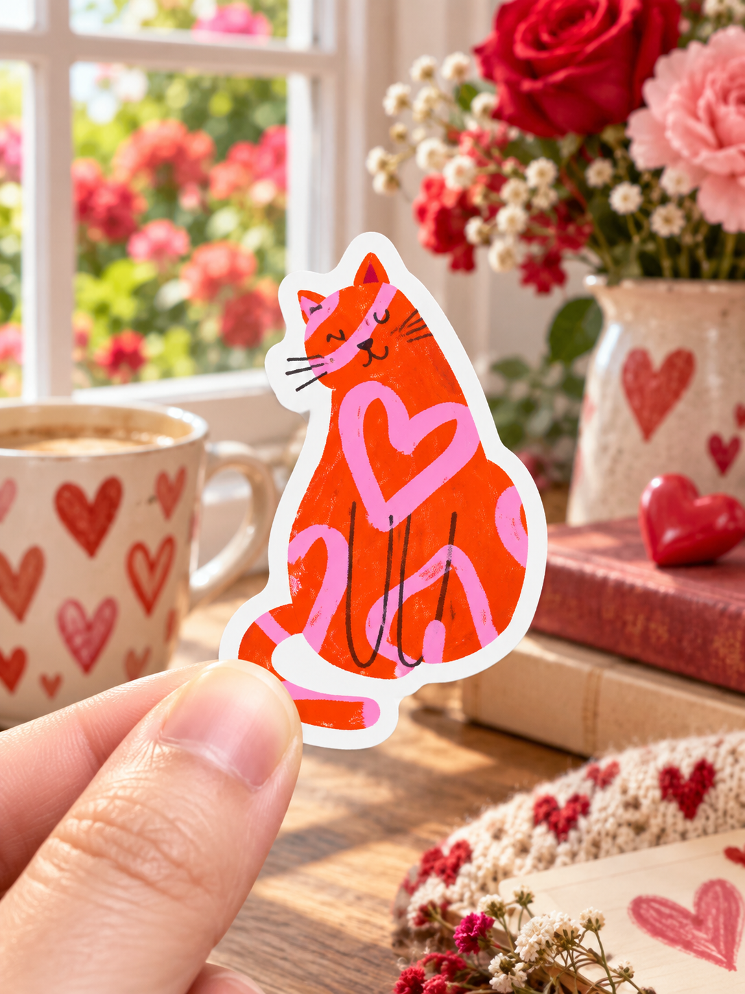 Colourful Cat Stickers