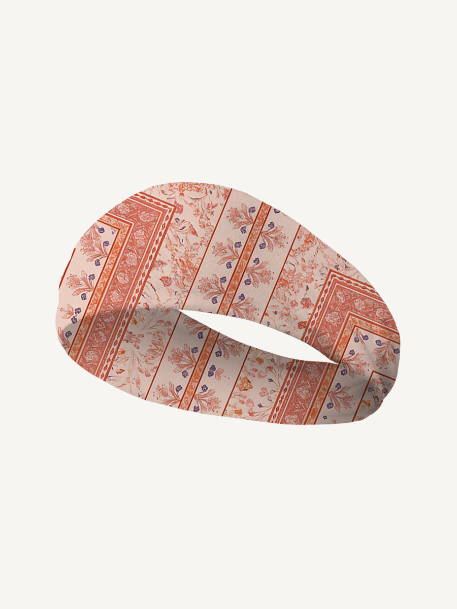 Dahlia Print Boho Bandeau Headband