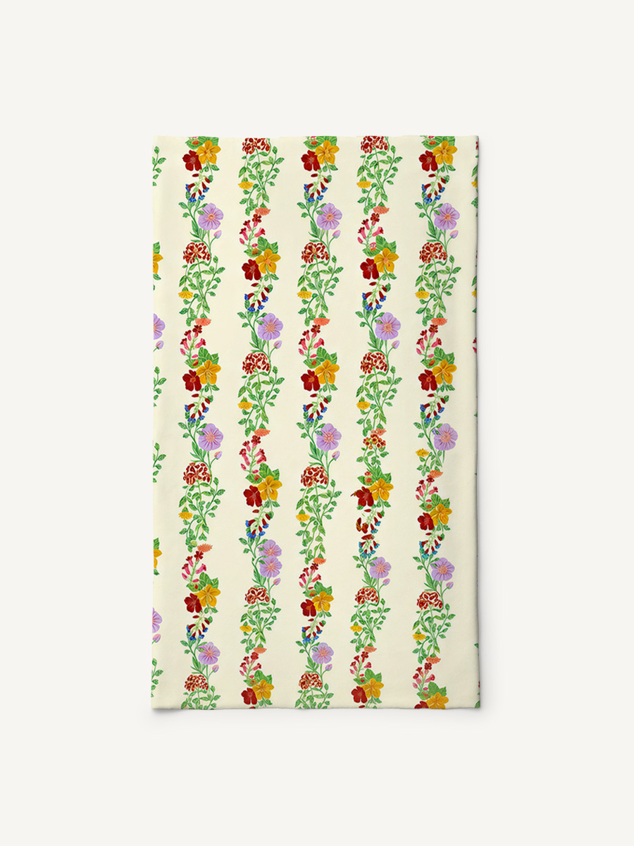 Blossom Trail Print Boho Bandeau Headband