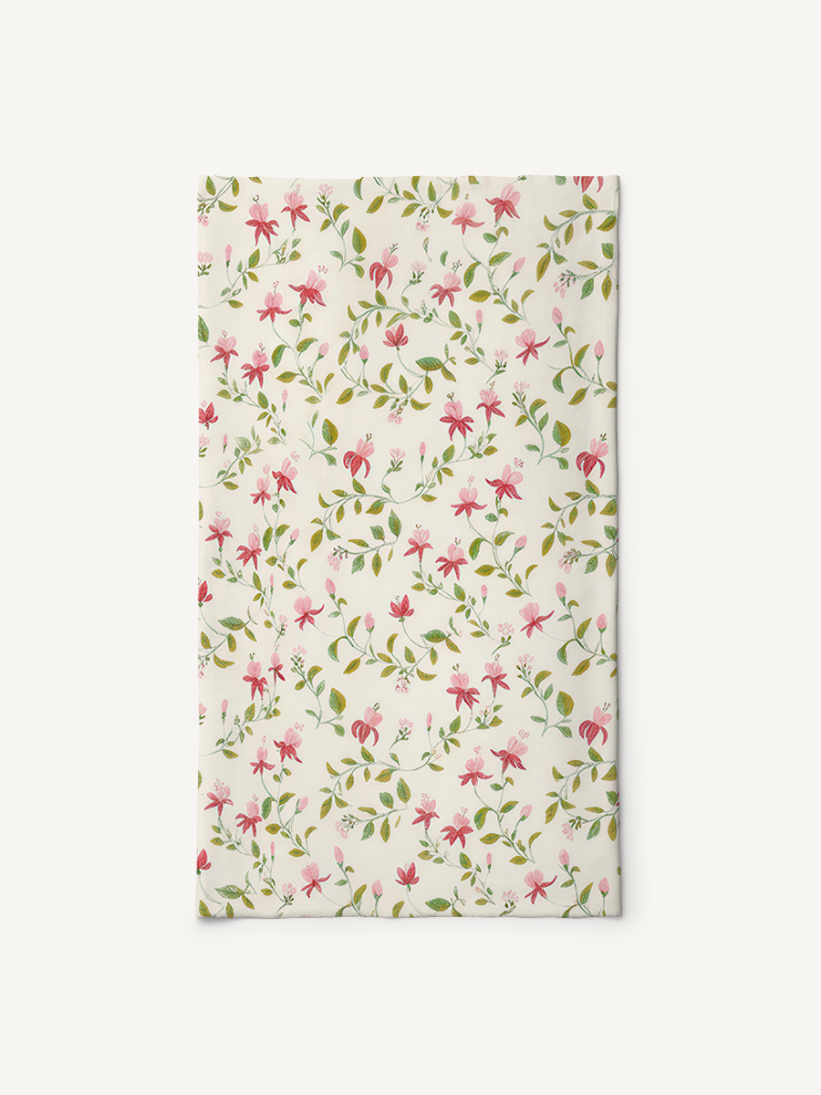 Ruby Vine Print Boho Bandeau Headband