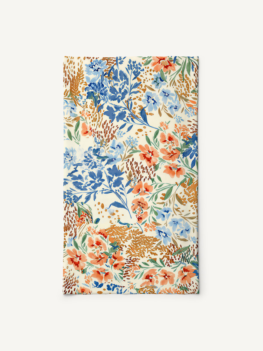 Breeze Meadow Print Boho Bandeau Headband