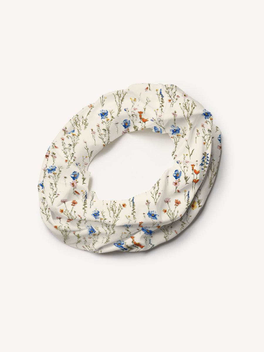 Wild Bloom Print Boho Bandeau Headband