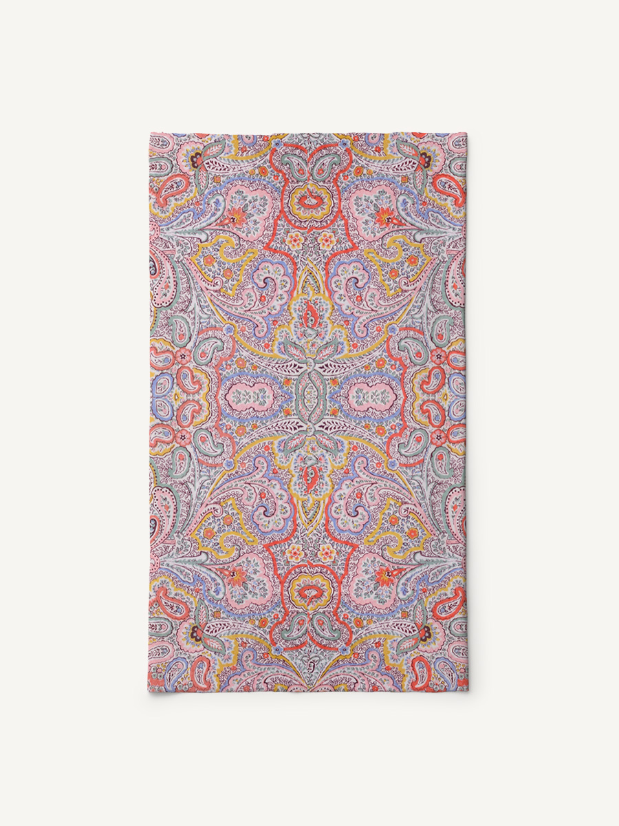 Sunrise Paisley Print Boho Bandeau Headband