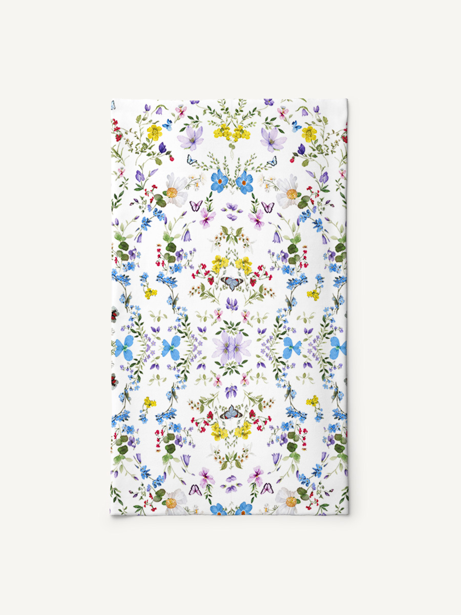Butterfly Trail Print Boho Bandeau Headband