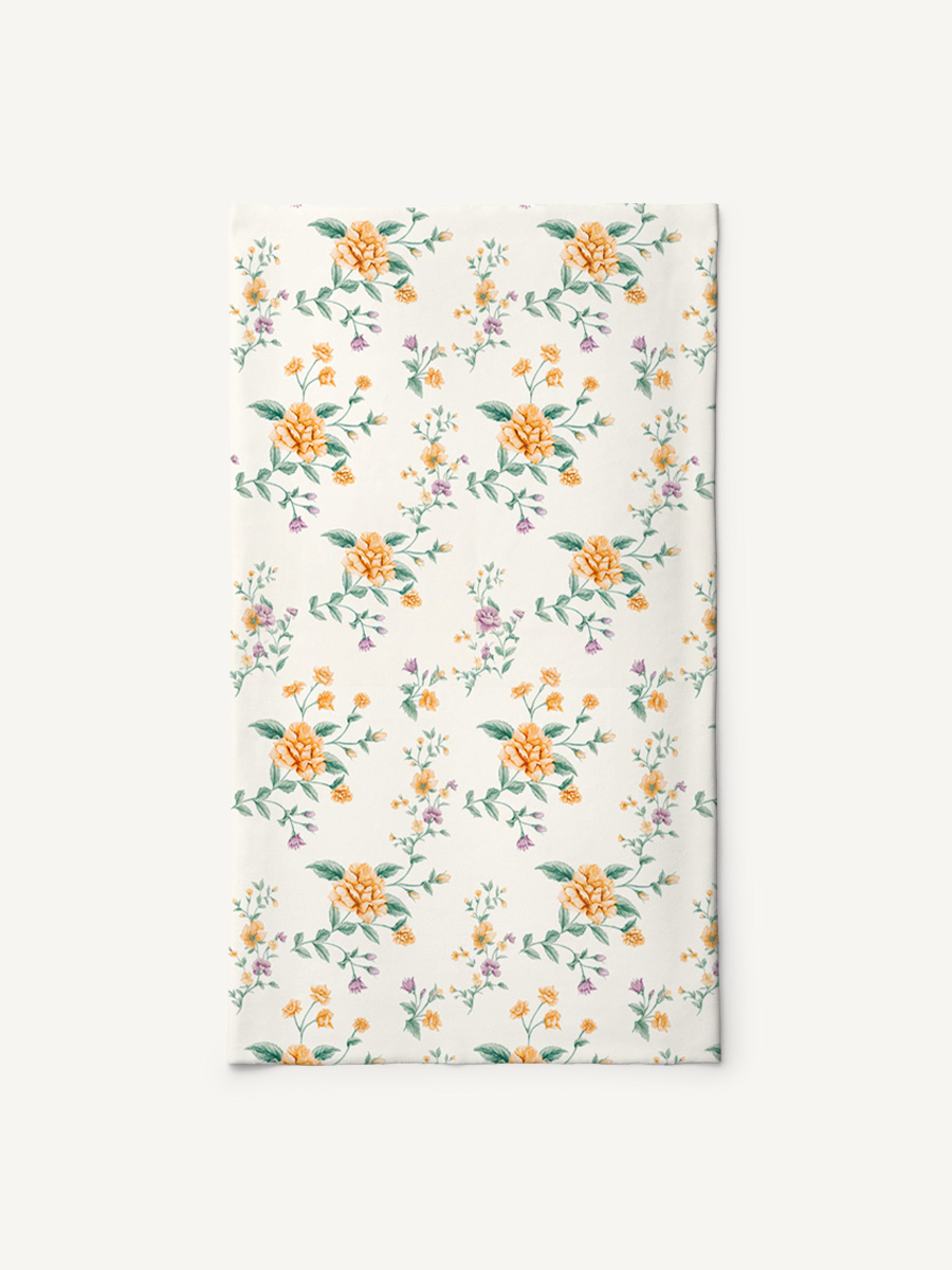 Amber Rose Print Boho Bandeau Headband