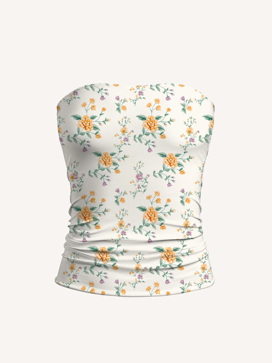 Amber Rose Print Boho Bandeau Headband