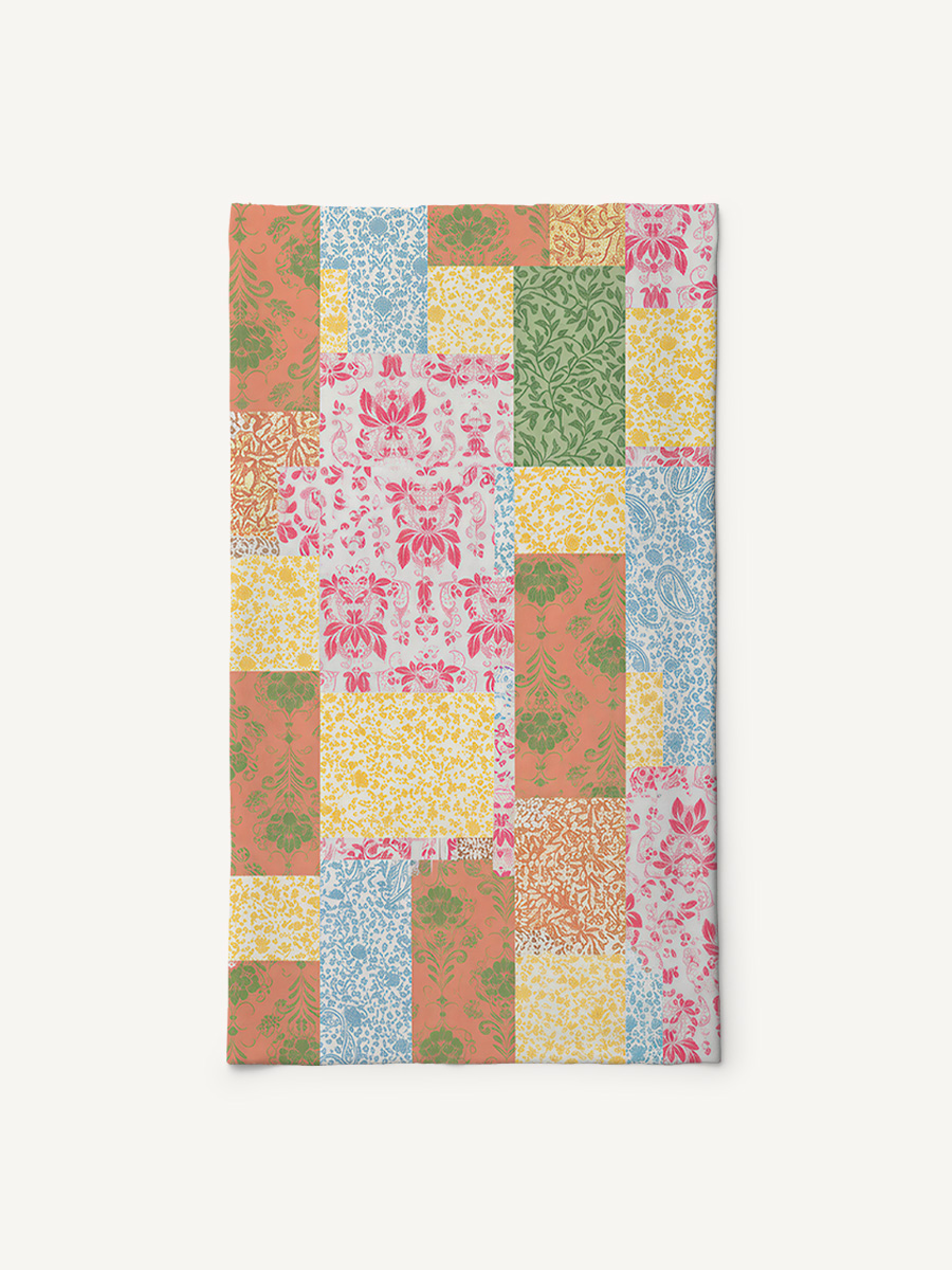 Morning Patch Print Boho Bandeau Headband