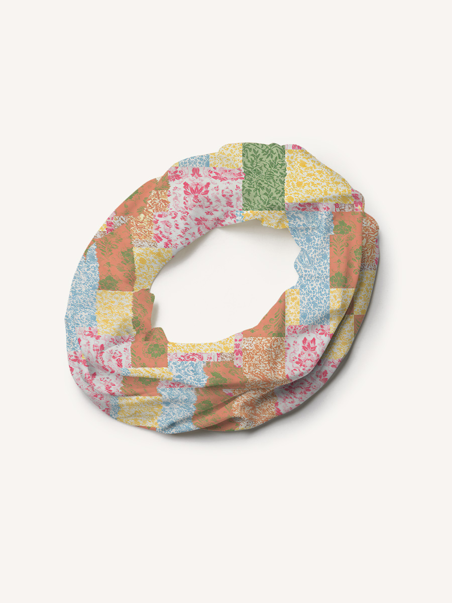 Morning Patch Print Boho Bandeau Headband