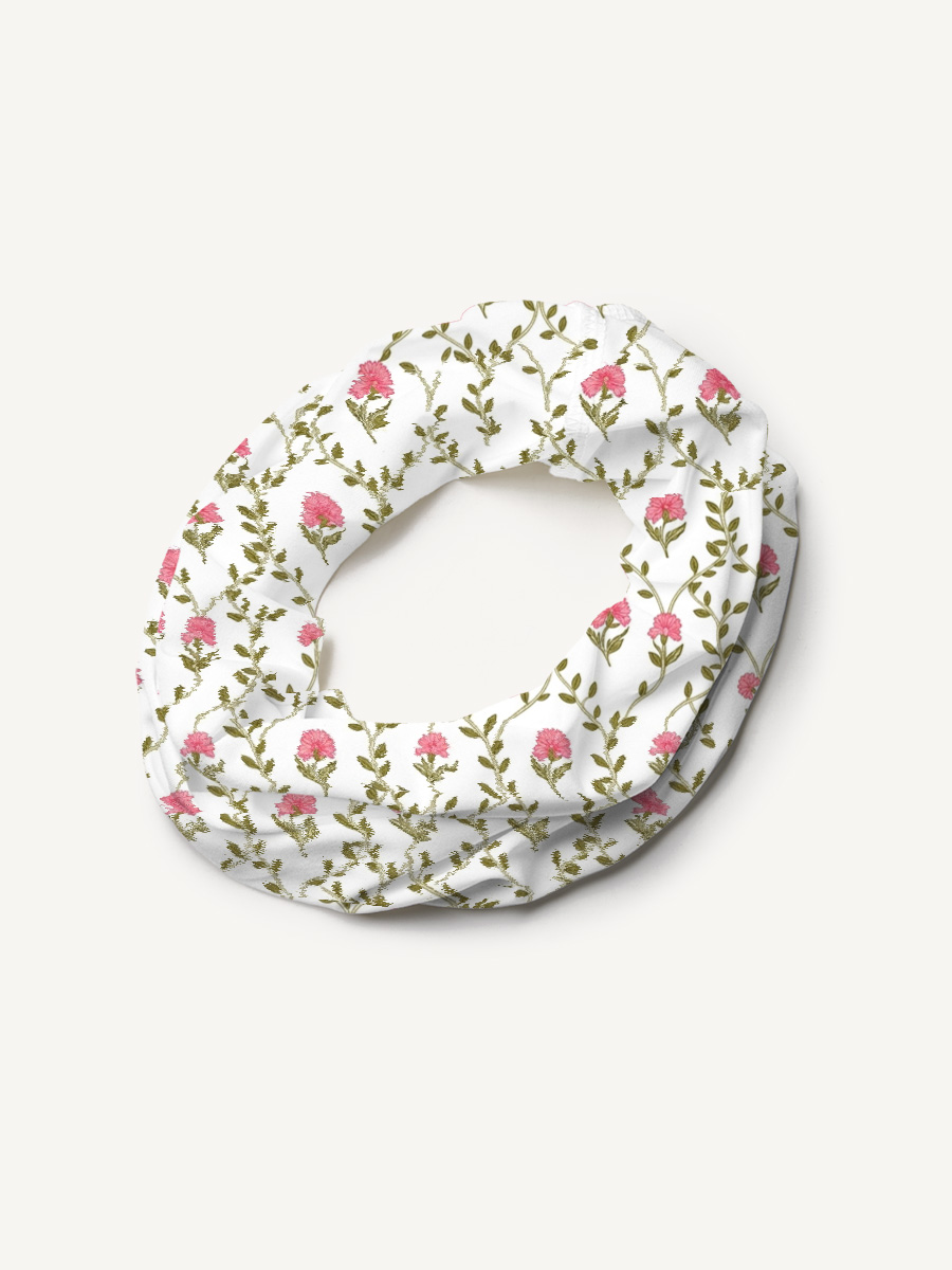 Clover Vine Whisper Print Boho Bandeau Headband