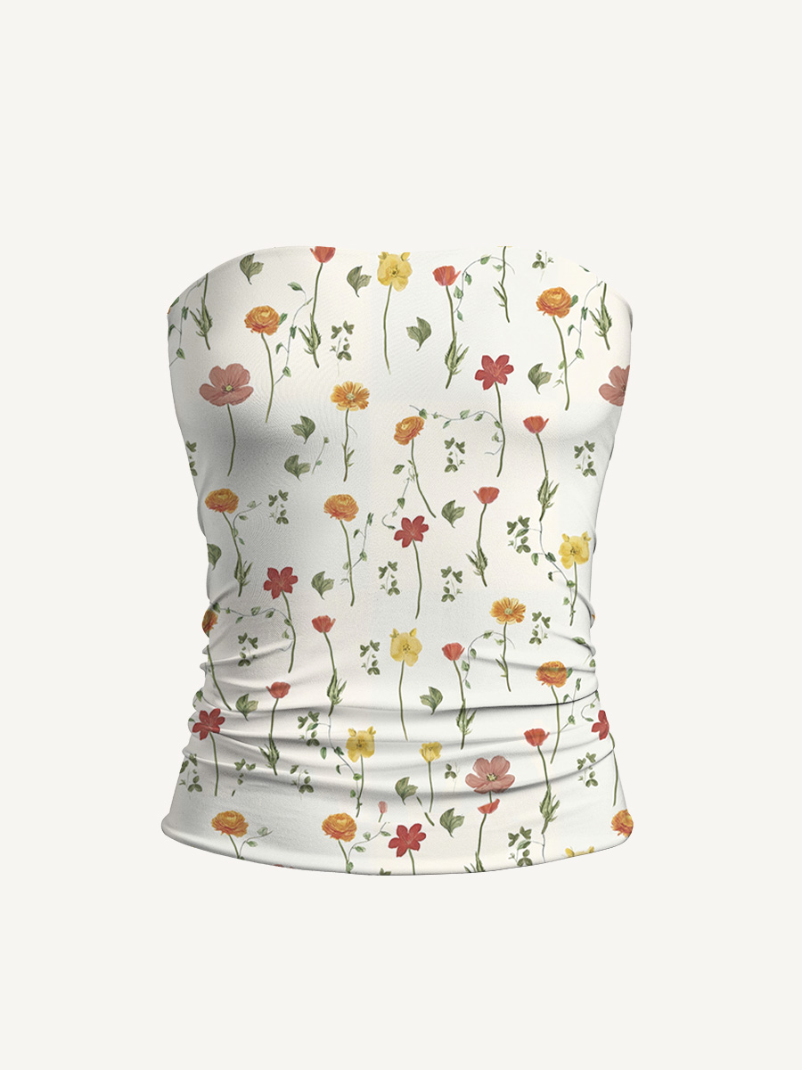 Wildlight Meadow Print Boho Bandeau Headband