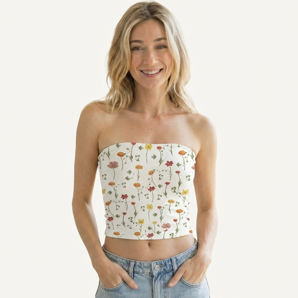 Wildlight Meadow Print Boho Bandeau Headband