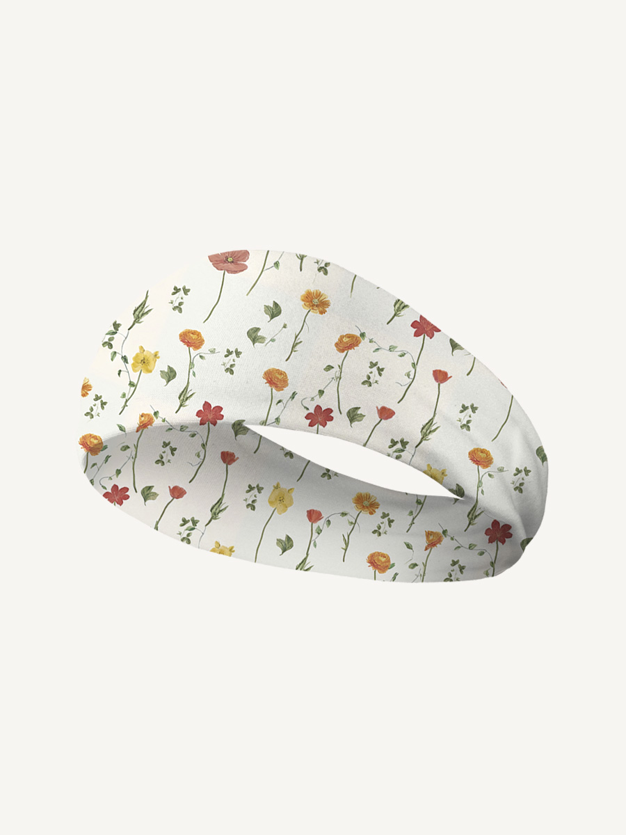 Wildlight Meadow Print Boho Bandeau Headband